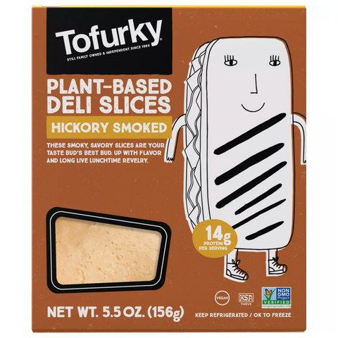 Tofurky Plant Based Hickory Smoked Deli Slices, 5.5oz, 15 Count