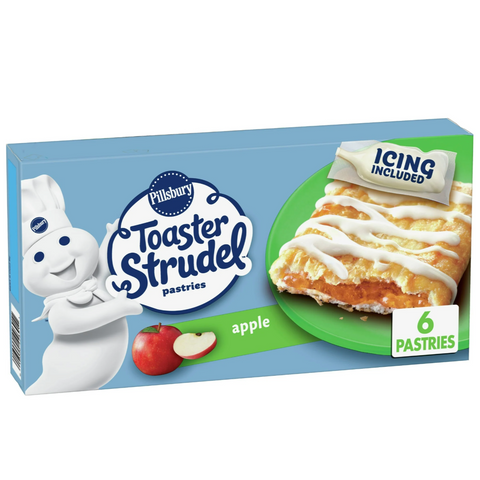 Pillsbury Toaster Strudel Pastries, Apple, 11.7 oz, 6 Ct