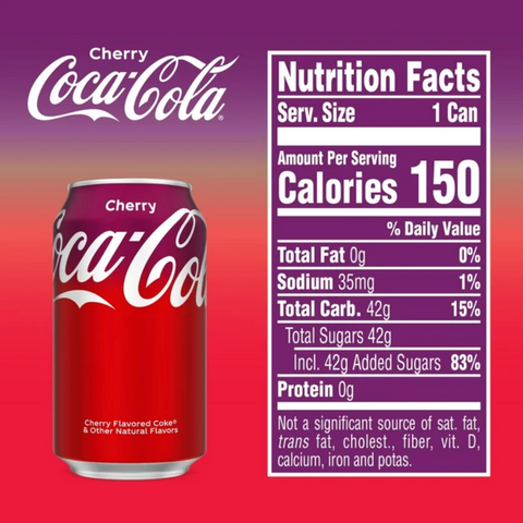 Coca-Cola Cherry 12 fl oz Coke Soda, 12 Pack