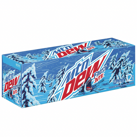 Mountain Mtn Dew Frost Bite, 12 oz, 12 Count