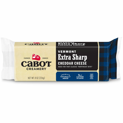 Cabot Creamery Bar Extra Sharp Cheddar Cheese, 8 oz