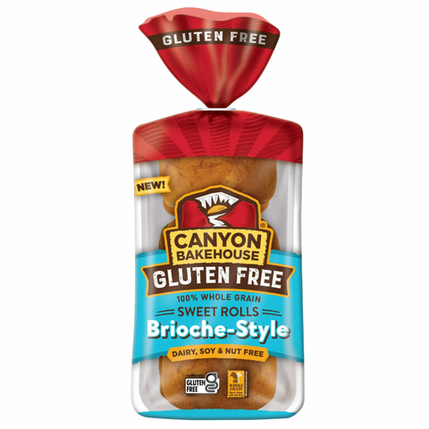 Canyon Bakehouse Gluten Free Brioche-Style Sweet Rolls, 6 Count