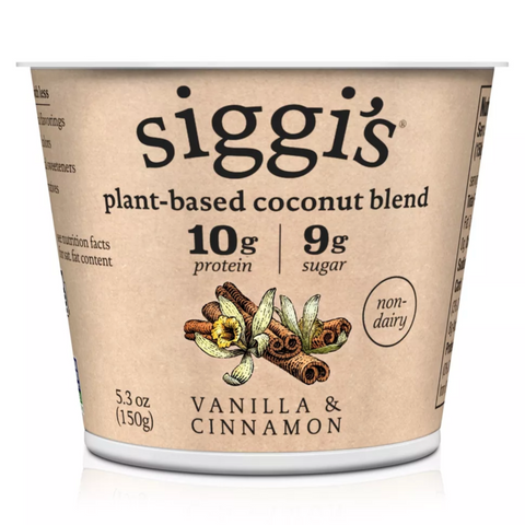 Siggi's Vanilla Cinnamon Plant-Based Coconut Blend Yogurt Alternative, 5.3oz