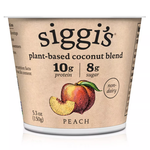 Siggi's Peach Plant-Based Coconut Blend Yogurt Alternative, 5.3oz