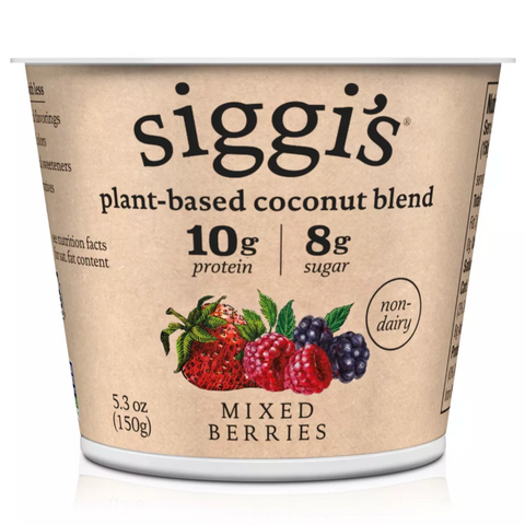 Siggi's Mixed Berries Plant-Based Coconut Blend Yogurt Alternative, 5.3oz