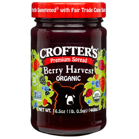 Crofter’s Organic Berry Harvest Premium Fruit Spread, 16.5 oz