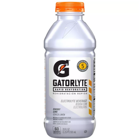 Gatorade Gatorlyte Cherry Lime Sports Drink with Electrolytes Beverage, 20 fl oz, 4 Count