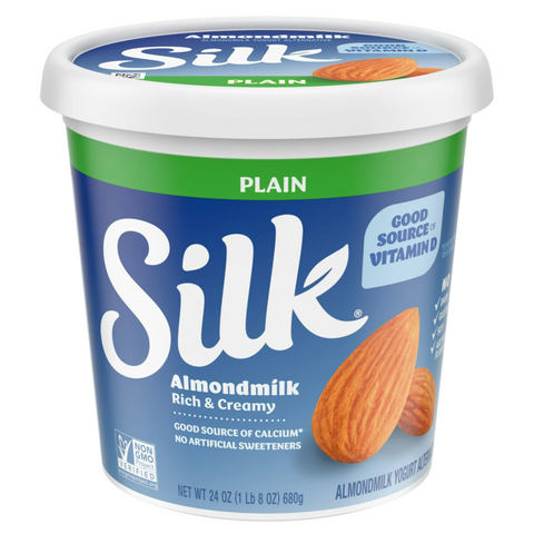 Silk Dairy Free Almond Milk Yogurt Alternative Tub, 24 oz