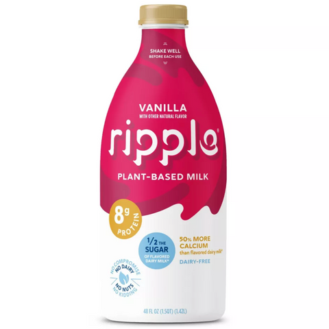 Ripple Dairy-Free Vanilla Milk, 48 fl oz