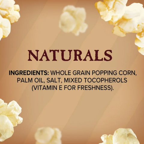 Orville Redenbacher’s Naturals Simply Salted Popcorn, Microwave Popcorn, 6 Count