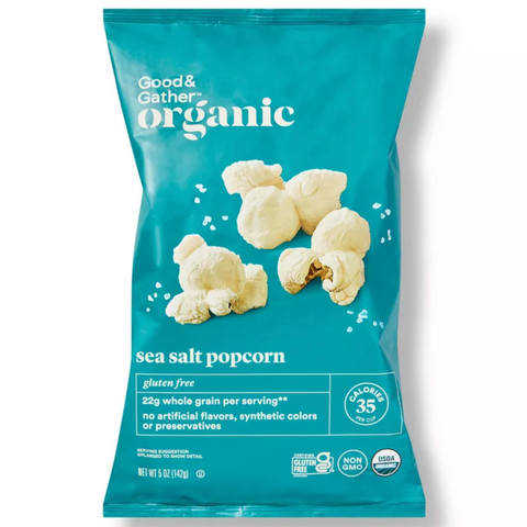 Good & Gather Organic Sea Salt Popcorn, 5oz