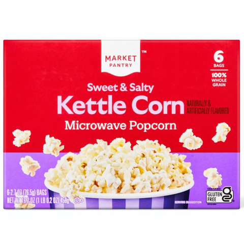 Market Pantry™ Sweet & Salty Kettle Corn Microwave Popcorn, 6 Count