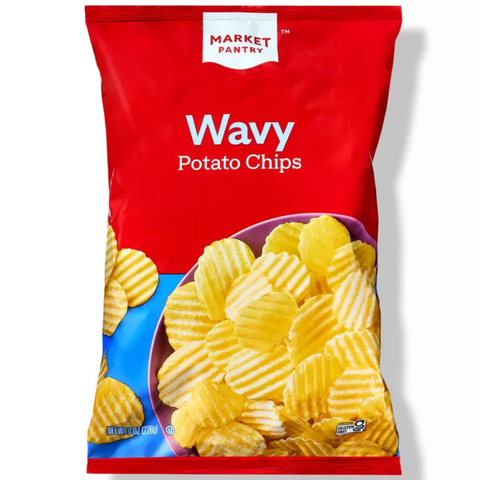 Market Pantry™ Wavy Potato Chips, 8oz