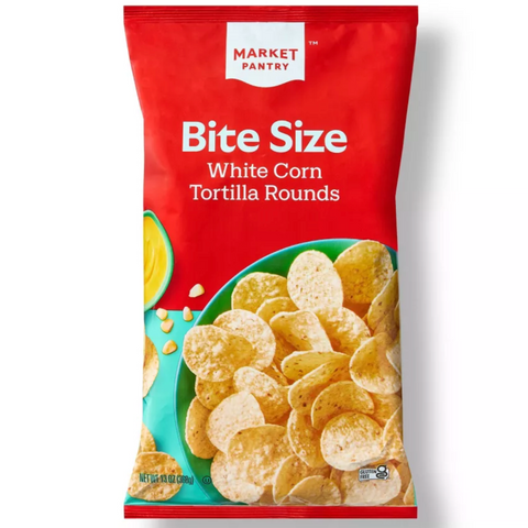 Market Pantry™ White Corn Tortilla Rounds Bite Size, 13oz