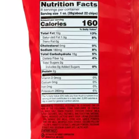 Market Pantry™ Naturally Flavored Cheddar and Sour Cream Ripple Potato Chips, 8oz
