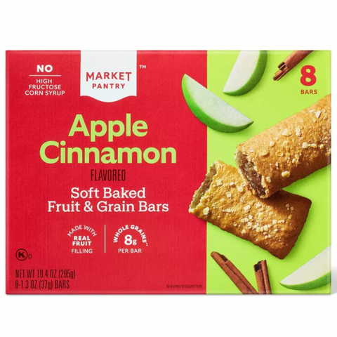 Market Pantry™ Apple Cinnamon Soft baked Breakfast Bars, 8 Count