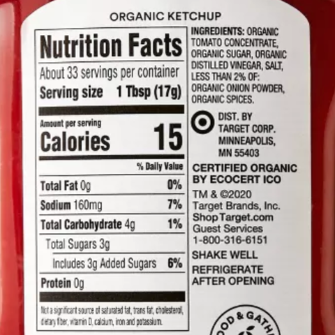 Good & Gather™ Organic Ketchup, 20oz