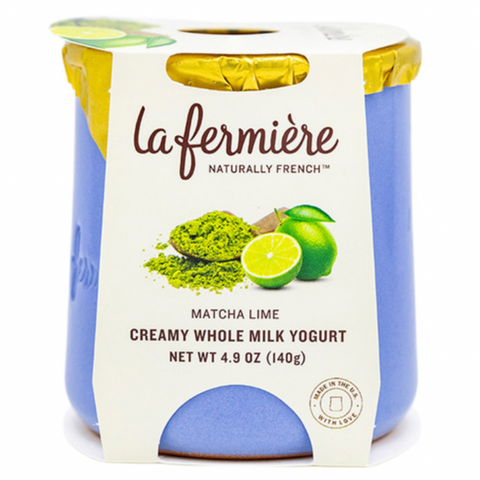 La Fermière Matcha Lime Creamy Whole Milk Yogurt, 4.9 oz