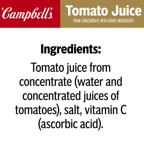 Campbell’s 100% Tomato Juice, 64 fl oz