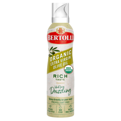 Bertolli Organic Extra Virgin Olive Oil Spray, Rich Taste, 4.9 oz