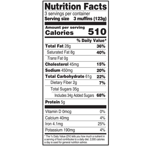 Oreo Two-bite Oreo Muffins, 13 oz, 9 Count