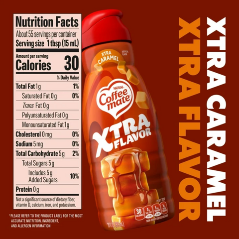 Coffee Mate Xtra Caramel Flavored Coffee Creamer, 28 fl oz