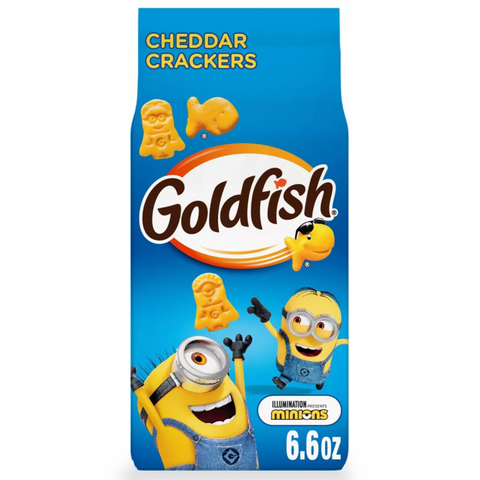 Goldfish Minions Shaped Cheddar Crackers, 6.6oz