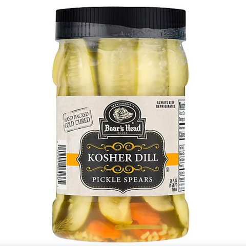 Boar's Head Kosher Dill Pickle Spears, 26 fl oz