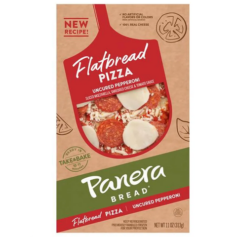 Panera Bread Uncured Pepperoni Flatbread Pizza, 11 oz