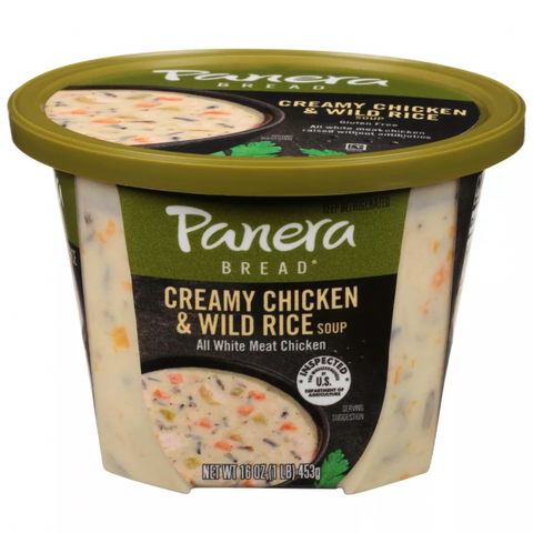 Panera Bread Gluten Free Creamy Chicken & Wild Rice Soup, 16oz