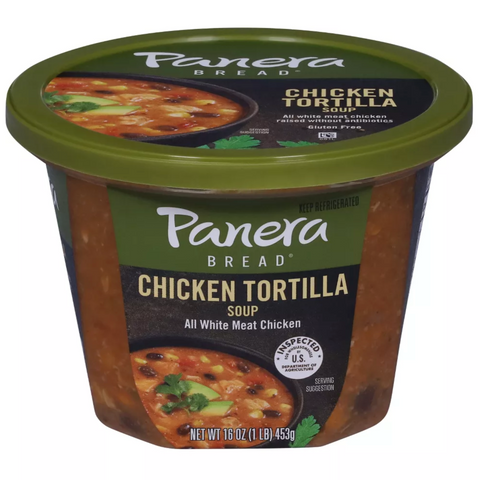 Panera Bread Gluten Free Chicken Tortilla Soup, 16oz