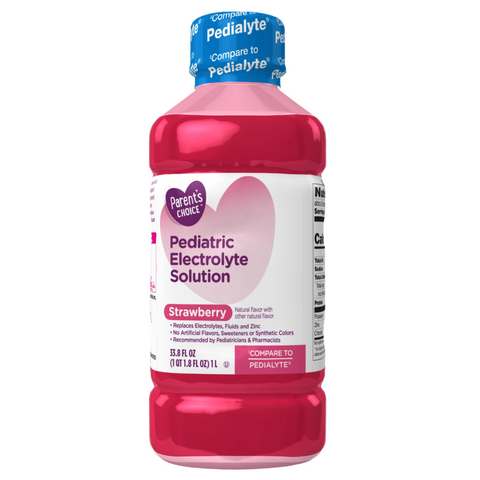 Parent's Choice Electrolyte Solution, Strawberry, 33.8 fl oz.