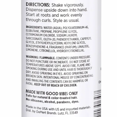 Not Your Mother's Curl Talk Curl Activating Hair Mousse for Lightweight Hold, 7 oz