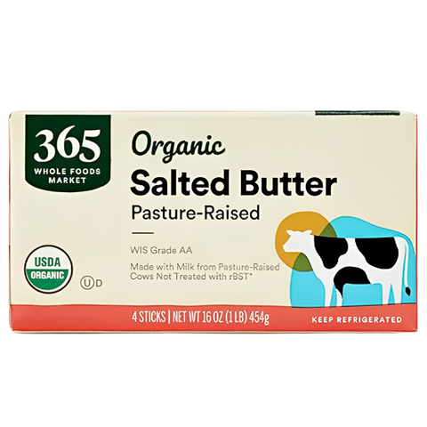 365 Organic Salted Butter, 16 oz