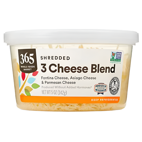 365 Shredded 3 Cheese Blend, 5 oz