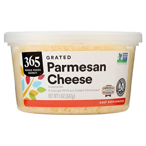 365 Grated Parmesan Cheese, 5 oz