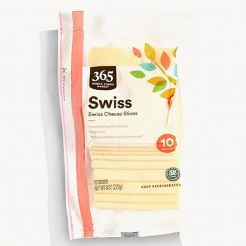 365 Swiss Cheese Slices, 10 Count