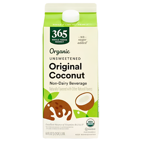 365 Organic Unsweetened Coconut Milk, 64 fl oz