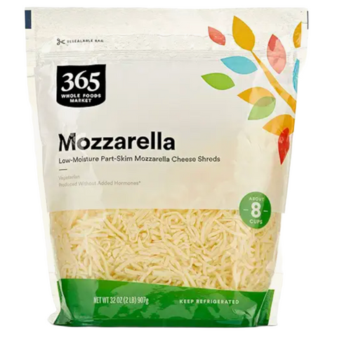 365 Shredded Mozzarella Cheese, 32 oz