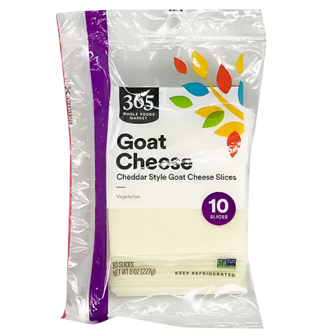 365 Sliced Goat Cheese, 10 Count