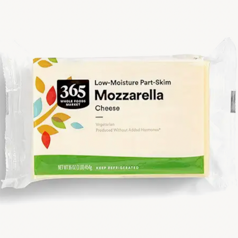 365 Part-skim Mozzarella Cheese, 16 oz