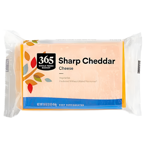 365 Sharp Cheddar Cheese, 16 oz