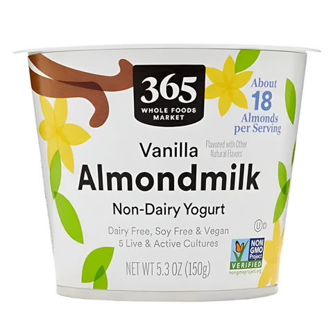 365 Non-Dairy Almondmilk Yogurt, Vanilla, 5.3 oz