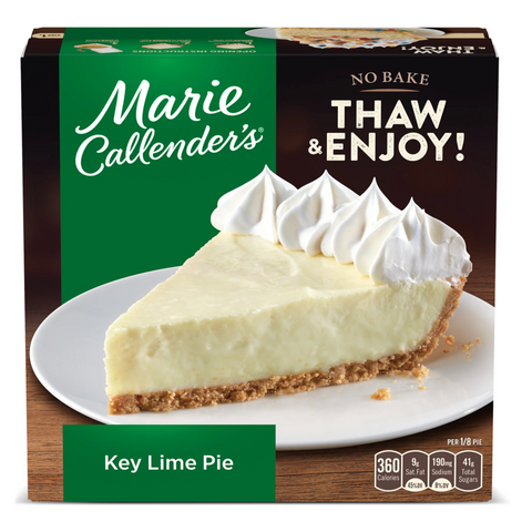 Marie Callender's Key Lime Pie, Frozen Dessert, 30.4 oz