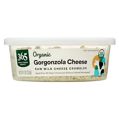 365 Organic Gorgonzola Cheese Crumbles, 4 oz