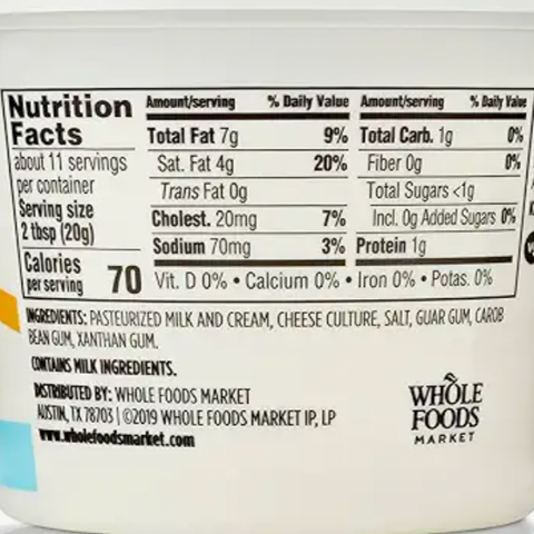 365 Whipped Cream Cheese Spread, 8 oz