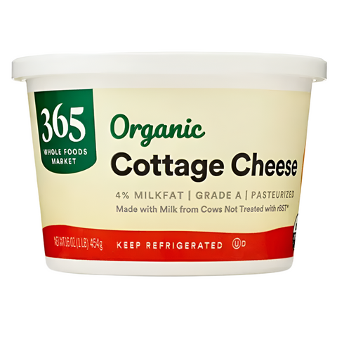 365 Organic Cottage Cheese, 16 oz