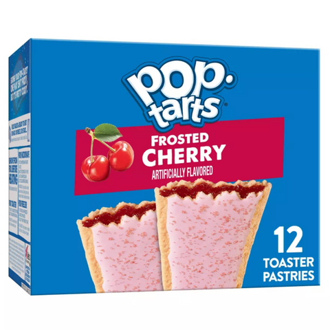 PopTarts Frosted Cherry Pastries, 12 Count