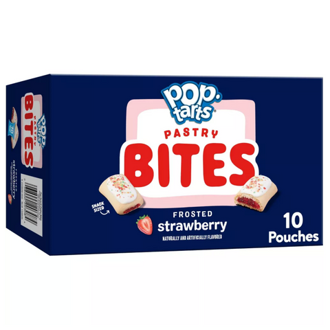 PopTarts Bites Frosted Strawberry Pastries, 10 Count