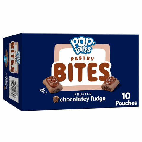 PopTarts Bites Frosted Chocolatey Fudge, 10 Count